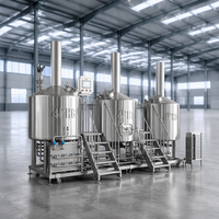Équipement de brasserie miniature 100L 200L 300L 500L 1000L, système de brassage à domicile, machine à fabriquer de la bière artisanale, installation de microbrasserie