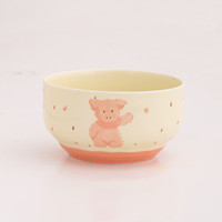 Ensemble de bols pour enfants avec motifs d'animaux mignons, bol en céramique avec motifs de pingouin, d'ours et de lapin, bols colorés pour les enfants, pour la salle à manger à la maison