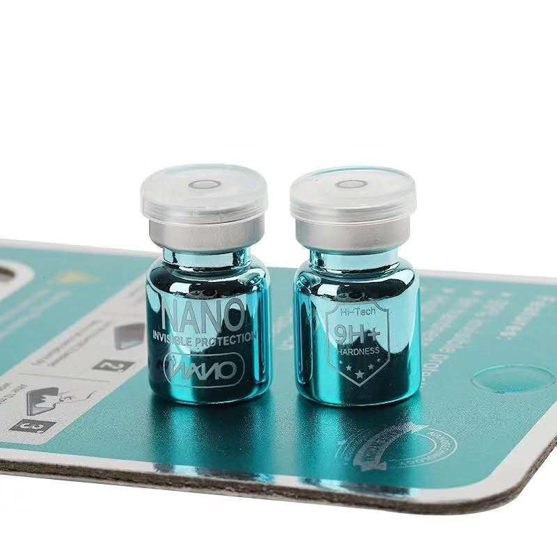 Miếng Bảo Vệ Màn Hình Lỏng Miếng Dán Màn Hình Điện Thoại Thông Minh Di Động Kính Nano 9H 2ML Công Nghệ Cao Cho Tất Cả Iphone EMS DHL UPS FEDEX TNT 2.5D