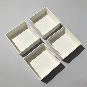 Creuset de fusion carré en céramique d'alumine résistant aux hautes températures pour la fonderie de l'acier et les pièces en céramique fondues - Product Image 2