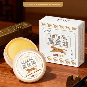 Pommade dorée <span class=keywords><strong>Tigre</strong></span> de l'Est, <span class=keywords><strong>Baume</strong></span> <span class=keywords><strong>du</strong></span> <span class=keywords><strong>Tigre</strong></span>, Huile de menthe poivrée, Anti-piqûre, Rafraîchissant, Apaisant, Soulagement des maux de mouvement et des nausées, Henan - Product Image 6