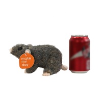 Souris réaliste en peluche super douce, jouet brodé, décoration de farce d'Halloween, cadeau pour enfants