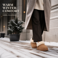 Bottes de neige personnalisées pour femmes, doublées de fausse fourrure, pantoufles chaudes à plateforme, chaussures d'hiver décontractées, fabrication en usine, couleur du tissu, emballage