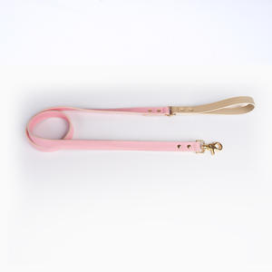 Gran oferta, correa de perro de cuero personalizada ajustable de lujo, collares para mascotas, conjunto de Collar y correa para perro - Product Image 4