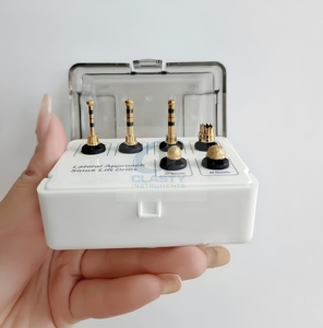 Kit de Fresas de Diamante Contra-ángulo para Levantamiento de Seno Maxilar, Herramientas Quirúrgicas para Implantes Dentales, Fabricado en Pakistán, OEM CE - Product Image 1