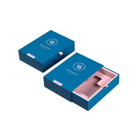 Scatola Regalo Cosmetici di Lusso di Alta Gamma, Scatola Portagioie Personalizzata a Cassetto, Scatola per Profumo Goffrata, Scatola in Cartone Rivestito UV per Matrimoni