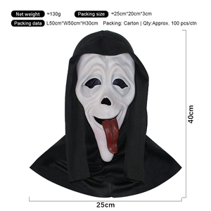 Máscara de Personaje de Película de Terror Personalizada, Máscara de Látex para Cosplay de Halloween, Decoración para Disfraces de Fiesta - Product Image 5