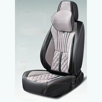 Housses de siège auto universelles en cuir PU imperméable de luxe, respirantes, 5 pièces, toutes saisons, avec garantie d'un an, ajustement parfait pour toute voiture