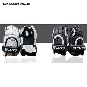 Basic style hot selling lacrosse gloves leather indoor hockey filed street hockey gloves ball hockey gloves