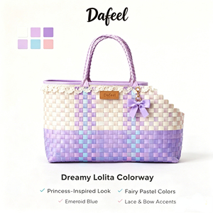 Sac de transport classique Lolita carré de couleur unie pour animaux de compagnie, tissé, doux et portable pour chats et chiens - Product Image 3