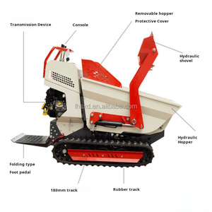 Mini-dumper sur chenilles autoporteur à chargement frontal - Product Image 4