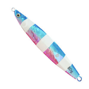 Señuelo Luminoso para Pesca en el Mar, 80g, Diseño Asimétrico, para Macarela y Atún, Cebo de Fondo, Señuelo de Placa de Hierro para Jigging - Product Image 3