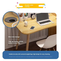 Bureau d'ordinateur d'angle simple et moderne pour la maison, bureau d'étude pour étudiants avec tiroir