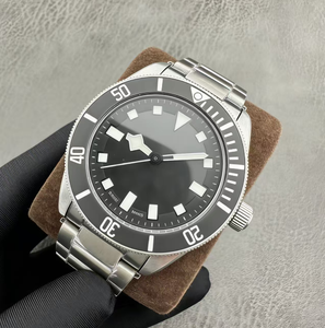 Orologio Meccanico Automatico Personalizzabile per Uomo e <span class=keywords><strong>Donna</strong></span>, 100 Bar, Acciaio Inossidabile, Vetro Zaffiro, Chiusura Nascosta, 41 MM 11.5mm - Product Image 2