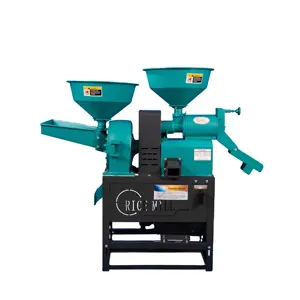 Heavy duty factory price combined rice mill with maize flour milling machine for sale