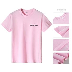 2024 Printing Embroidery Custom Blank 100% Cotton Men's T Shirt High Quality Heavy Weight <b>Plain</b> Oversized <b>Tshirt</b> - Product Image 2