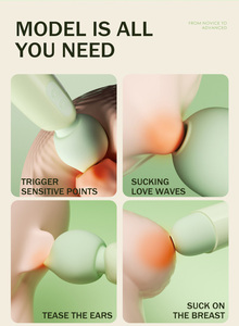 เครื่องกระตุ้นความสุขทางเพศรูปแมว สำหรับกระตุ้นช่องคลอด คลิตอริส หัวนม ดิลโด ไวเบรเตอร์ กระตุ้นจุดจี ทำจากซิลิโคนทางการแพทย์ พร้อมระบบทำความร้อนอัจฉริยะ กันน้ำระดับ IPX6 - Product Image 5