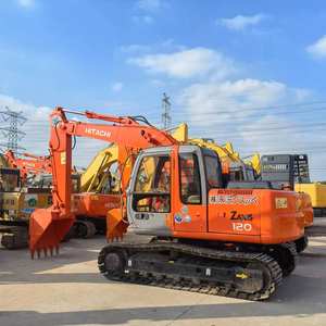 Miniexcavadora Hitachi ZX 120 usada de 12 toneladas con buen estado, maquinaria de movimiento de tierras de segunda mano de Japón modelo - Product Image 4