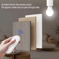ZYSY E27 60W Support de Lampe Intelligent avec Télécommande Sans Fil et Minuteur 110V 220V pour Maison, Chambre Bébé, Chambre à Coucher - Nouveau