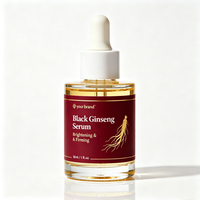 Sérum Visage Quotidien Éclaircissant et Raffermissant au Ginseng Noir, Acide Tranexamique et Niacinamide – Soins de la Peau Coréens (Marque Privée)