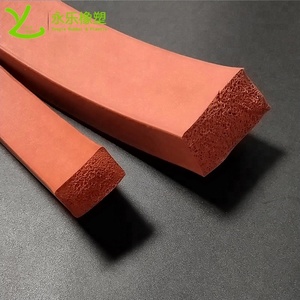 Tùy Chỉnh Vuông Thực Phẩm Grade Silicone Cao Su Miếng Bọt Biển Dải Chống Lão Hóa Con Dấu Silicone Bọt Dải Cho Con Lăn Lò - Product Image 5