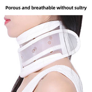 Penyangga Leher Medis yang Dapat Disesuaikan, Penyangga Leher Dewasa, Ringan dan Bernapas - Product Image 5