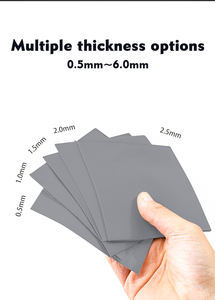 Almohadilla Térmica <span class=keywords><strong>12.8</strong></span> <span class=keywords><strong>W</strong></span>/<span class=keywords><strong>mK</strong></span> 1.25mm 0.75mm 2.25mm 2.75mm Almohadilla Térmica de Silicona No Conductiva Resistente al Calor para PC - Product Image 2