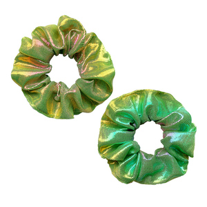 Hai Mặt Gradient Laser In Vải Tóc Scrunchies <span class=keywords><strong>Bling</strong></span> <span class=keywords><strong>Bling</strong></span> Cầu Vồng Phản Quang Kim Loại Đàn Hồi Tóc Ban Nhạc Bán Buôn - Product Image 4
