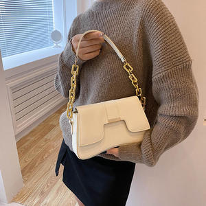 New Fashion Women Purses Trendy Pu <b>Leather</b> Shoulder Underarm <b>Bag</b> Female Popular Solid Color <b>Small</b> <b>Bags</b> Women Handbags - Product Image 4