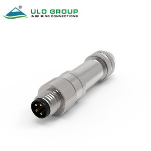 Conector de Plástico M8 de 4 Pines y 3 Pines, Macho, Personalizado, Moldeado, Ensamblado, Conector Circular IP67 a Prueba de Agua, Cable M8 - Product Image 1