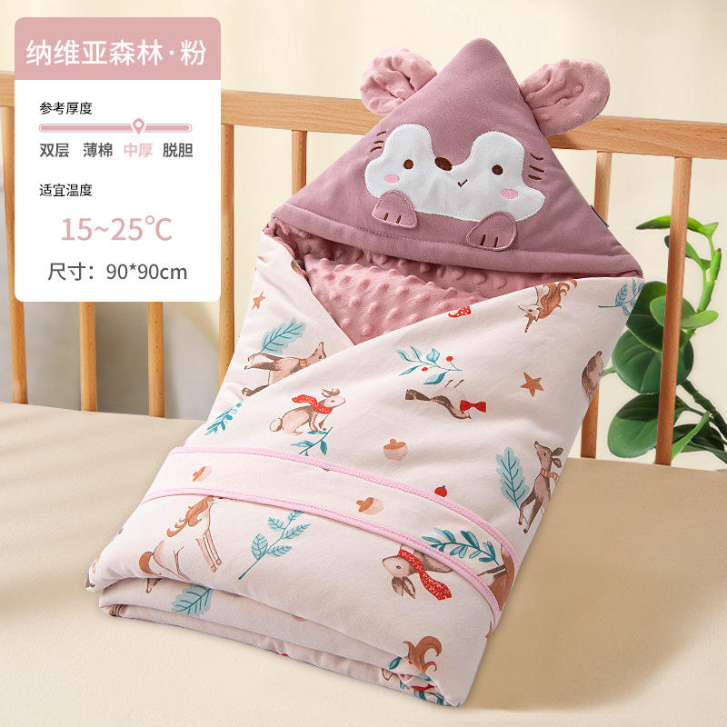 SKU  6  medium thick cotton-pink - 90*90