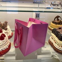 Sacs d'emballage de gâteau pliable en carton recyclable vente en gros