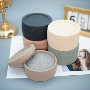 Contenedor de velas de cemento de gran tamaño, cuenco de aromaterapia fácil de usar para vacaciones, ocasiones especiales como el Día DE LA Madre, Acción de Gracias - Product Image 6