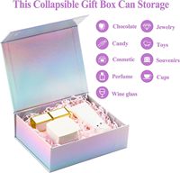 Boîtes cadeaux de luxe en carton durable avec fermeture magnétique et estampage à chaud, pour cadeaux de mariage et ensembles cosmétiques
