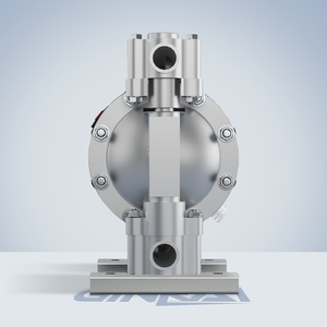 Pompa a Membrana Pneumatica in Acciaio Inox 304 316, Bomba De Membrana, Pompe a Membrane per Trasferimento Chimico, Pompa AODD - Product Image 2