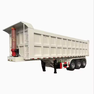 Semi-remorque benne basculante en acier robuste en forme de U à prix compétitifs, capacité supérieure à 30 000 kg - Product Image 6