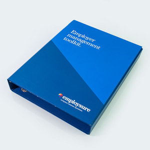 Biểu tượng tùy chỉnh tập tin A4 Kích thước thư mục tài liệu lưu trữ túi giấy trên Hội Đồng Quản trị trình bày chất kết dính với 4 nhẫn - Product Image 2