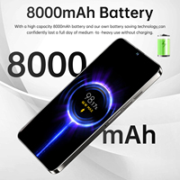Smartphone Original S25 Ultra 7,3 Pouces 16 Go + 1 To Débloqué Déca-Core 5G Téléphone de Jeu avec Android 14