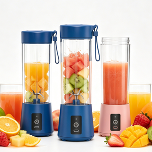 Verified B2B Factory Cordless Fruit Juicer Portable Blender Smoothie Cup Powerful Ice Crusher For Outdoor Camping Fishing - Product Image 1