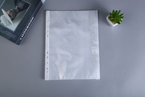 Bán buôn A3/A4 không thấm nước PP tập tin đấm túi với 11 lỗ trang tấm bảo vệ cho nộp hồ sơ sản phẩm - Product Image 3