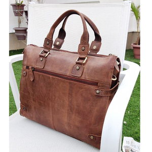 2026 Attractive Customized Design Handmade Leather <b>Laptop</b> Handbags Cross Body Shoulder <b>Bag</b> Pu Leather <b>Bags</b> Wholesale Supplier - Product Image 2