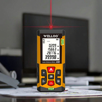 Télémètre laser et niveau laser à vente chaude, outils de mesure numériques laser avec IP55, portée de 50 m