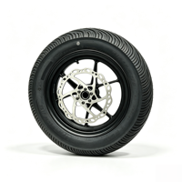 Kit complet de roues SurRon Hyper Bee 10 pouces avec jantes CNC MT10 à tirage droit et pneus Kenda 90/90-10 100/90-10 semi-slicks, fixation par boulons, haute performance