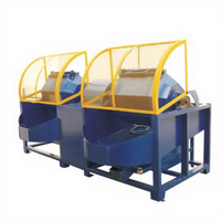 Machine de polissage rotative sur mesure : Polisseuse industrielle à tambour hexagonal pour le traitement humide, le meulage et le nettoyage des surfaces métalliques