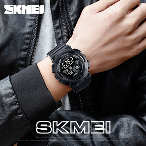 Skmei Sport Watch Digital Men's Water Resistant Luminous Dual Time <b>Outdoor</b> Casual Wristwatch With Countdown <b>Timer</b> - Product Image 3
