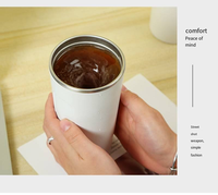 Tasse de voyage à agitation automatique en acier inoxydable, gobelet à café magnétique à charge USB pour café, eau, tasse à mélanger électrique portable