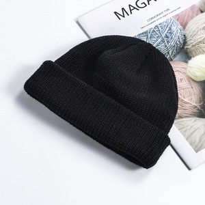 Gorro Guapi para Hombre, Moderno, de Lana, para Otoño e Invierno, con Borde, Estilo Yupi, Gorro de Punto sin Borde para Mujer - Product Image 2