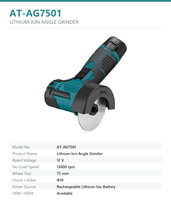 Mini-meuleuse d'angle sans fil portable avec déclencheur coulissant, moteur sans balais, disque de meulage en acier inoxydable pour bricolage