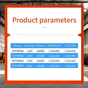 <span class=keywords><strong>Prix</strong></span> de gros haute température 3680W/5400W générateur d'air chaud électrique en acier inoxydable souffleur d'air chaud industriel - Product Image 2