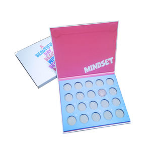 Paleta de maquillaje de cartón en oferta, paleta de sombras de ojos vacía personalizada con 4, 6, 9 o 12 compartimentos, paleta de sombras de ojos de marca privada - Product Image 3